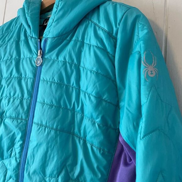 Youth Girl's Spyder Solitude Thinsulate Ski Snowboard Jacket Size XL - Picture 4 of 10